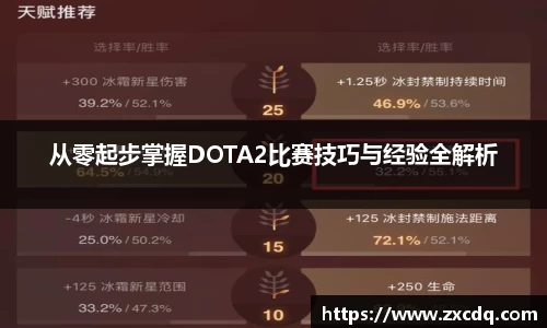 从零起步掌握DOTA2比赛技巧与经验全解析
